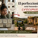 El perfeccionismo está frenando el crecimiento de tu casa rural (y cómo dejar de hacerlo)